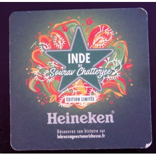 DESSOUS DE VERRE A BIÈRE Heineken Inde by Sourav Chatterjee