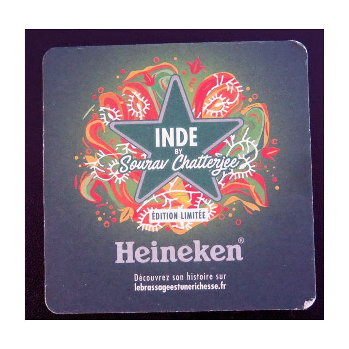 DESSOUS DE VERRE A BIÈRE Heineken Inde by Sourav Chatterjee