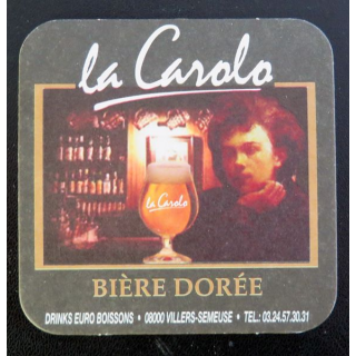 DESSOUS DE VERRE A BIÈRE La Carola
