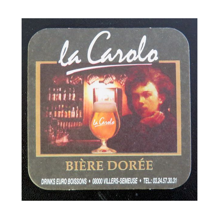 DESSOUS DE VERRE A BIÈRE La Carola