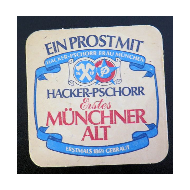 DESSOUS DE VERRE A BIÈRE Hacker-Pschorr