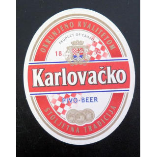 DESSOUS DE VERRE A BIÈRE Karlovačko
