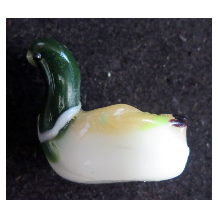 Fève en verre canard