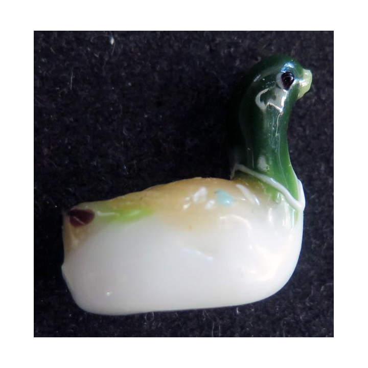 Fève en verre canard