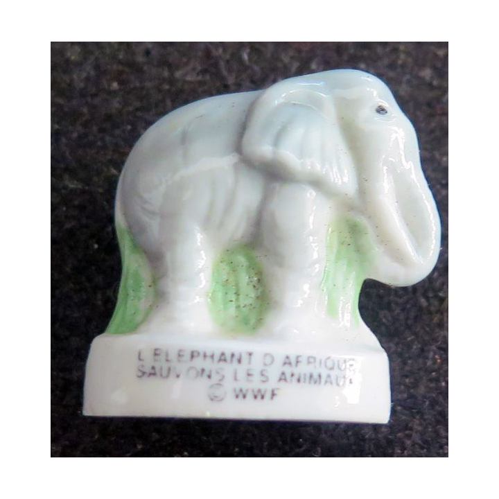 Fève Eléphant d'Afrique Sauvons les animaux
