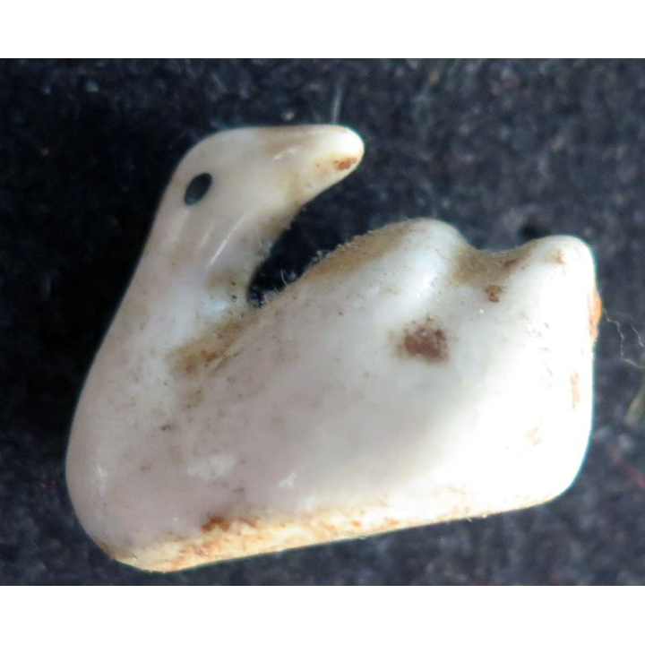 Fève cygne en porcelaine
