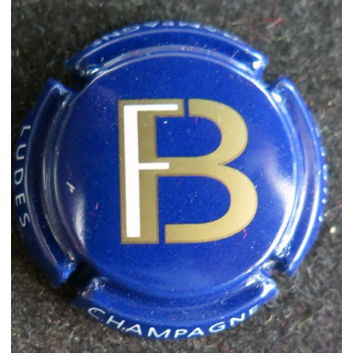 Capsule Muselet de bouteille de champagne FORGET-BRIMONT n° 3 fond bleu foncé