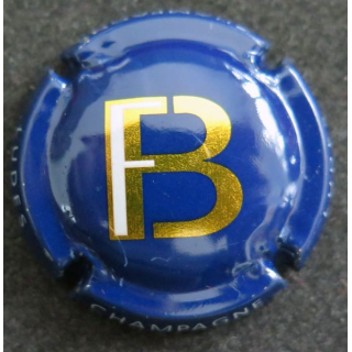 Capsule Muselet de bouteille de champagne FORGET-BRIMONT n° 3 fond bleu foncé 