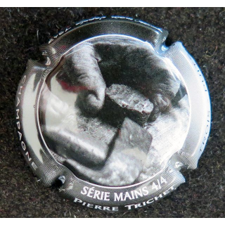 Capsule Muselet de bouteille de champagne TRICHET Pierre 5c 4/4 mains