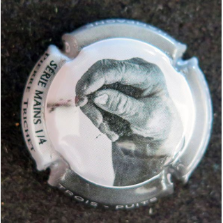 Capsule Muselet de bouteille de champagne TRICHET Pierre 5 1/4 mains