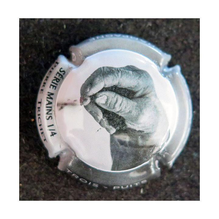 Capsule Muselet de bouteille de champagne TRICHET Pierre 5 1/4 mains