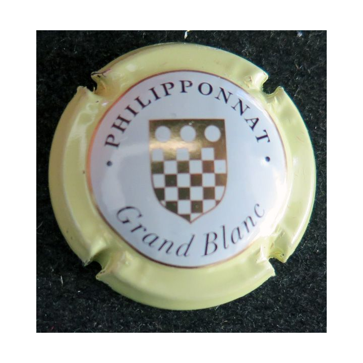 Capsule Muselet de bouteille de champagne PHILIPPONNAT n° 37b Grand Blanc