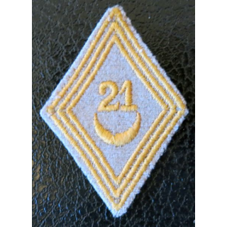 LOSANGE DE BRAS MODÈLE 45 : modèle troupe 21° régiment de tirailleurs algériens AFN