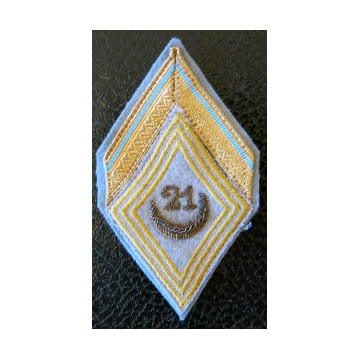 LOSANGE DE BRAS MODÈLE 45 : sergent du 21° régiment de tirailleurs algériens 1955