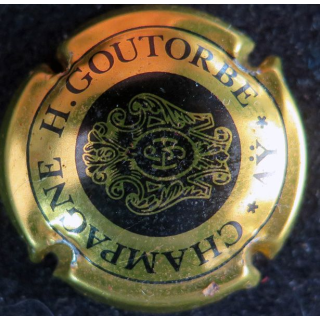 Capsule Muselet de bouteille de champagne GOUTORBE Henri n° 6 Or jaune