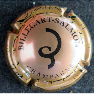 Capsule Muselet de bouteille de champagne BILLECART-SALMON n° 59 Cuivre et noir