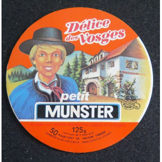 Dessus de boite de fromage Petit Munster