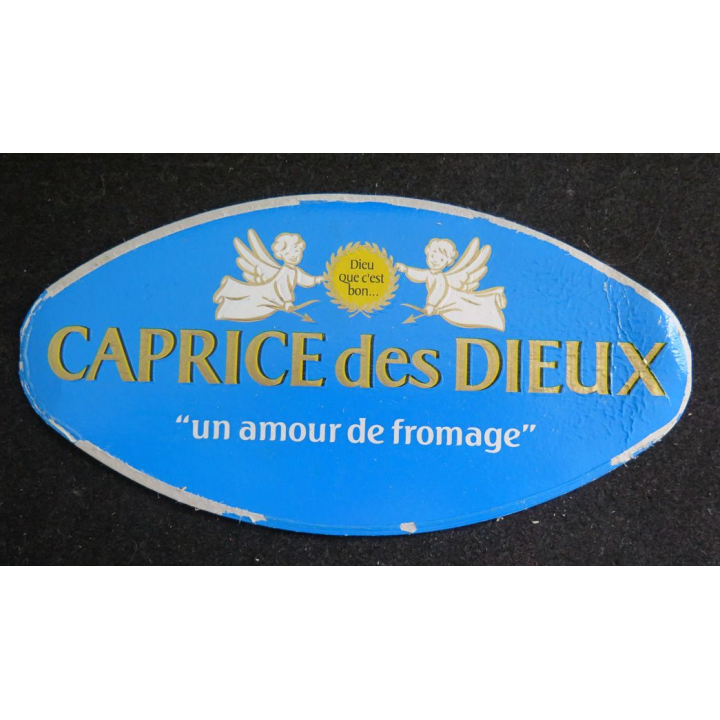 Dessus de boite de fromage Caprice des Dieux