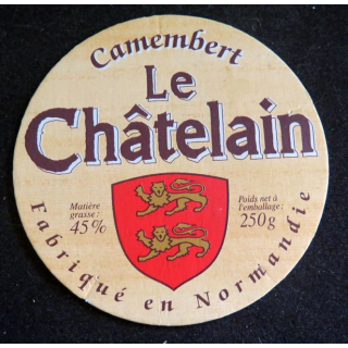 Dessus de boite de fromage Le Chatelain