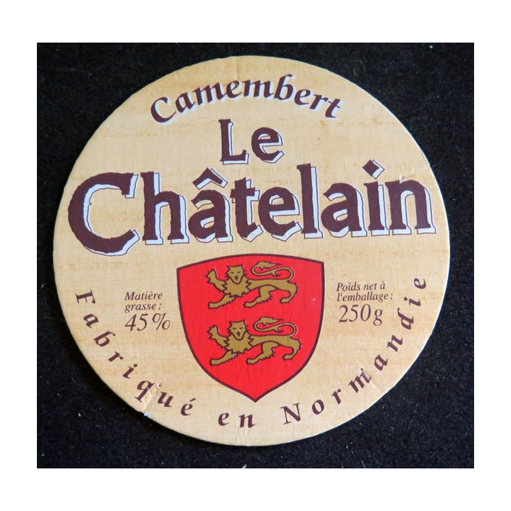 Dessus de boite de fromage Le Chatelain