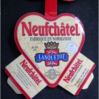Dessus de boite de fromage Neufchâtel