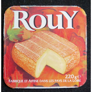 Dessus de boite de fromage Rouy