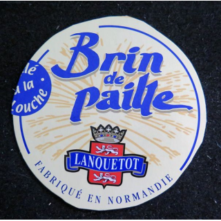 Dessus de boite de fromage Brin de Paille