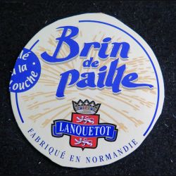 Dessus de boite de fromage Brin de Paille