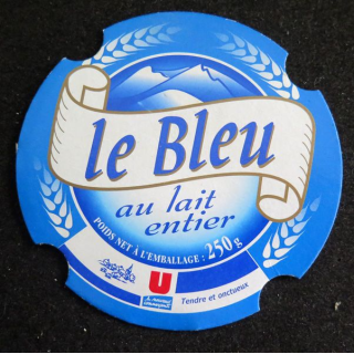 Dessus de boite de fromage Le Bleu