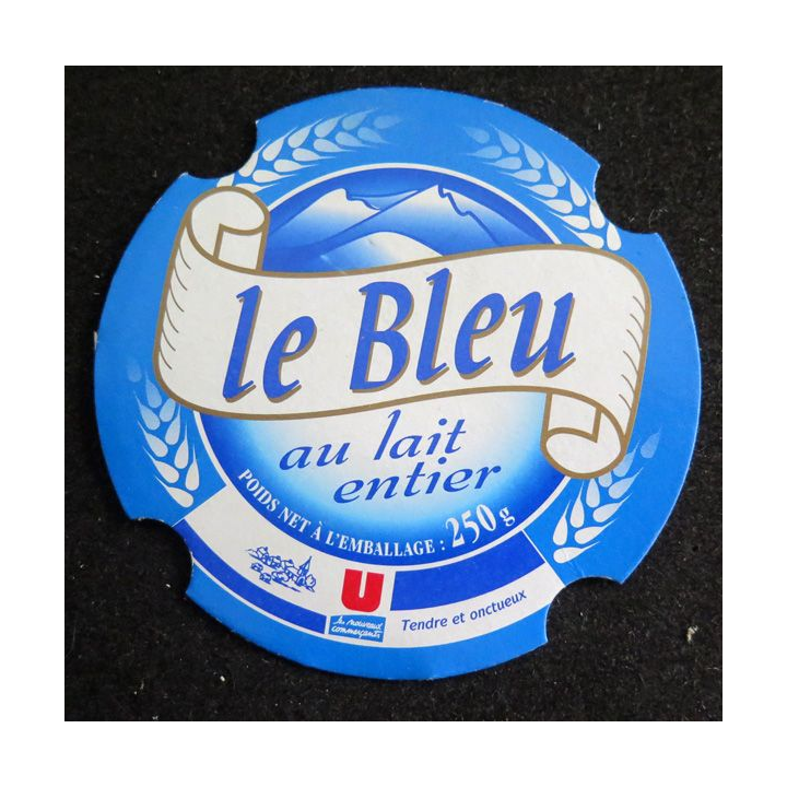 Dessus de boite de fromage Le Bleu