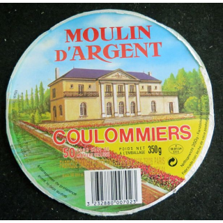 Dessus de boite de fromage Coulommiers Moulin d'Argent