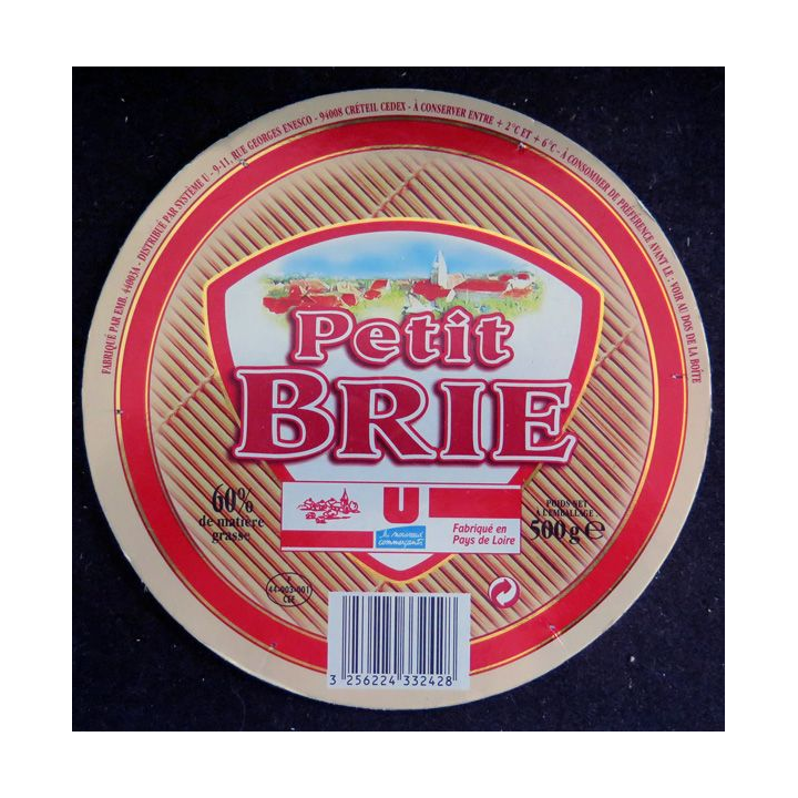 Dessus de boite de fromage Le Petit Brie