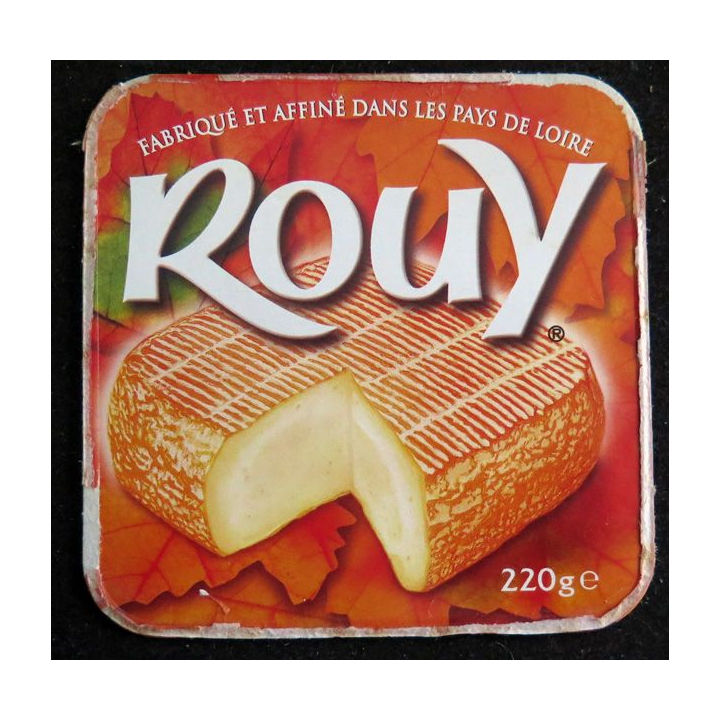 Dessus de boite de fromage Rouy