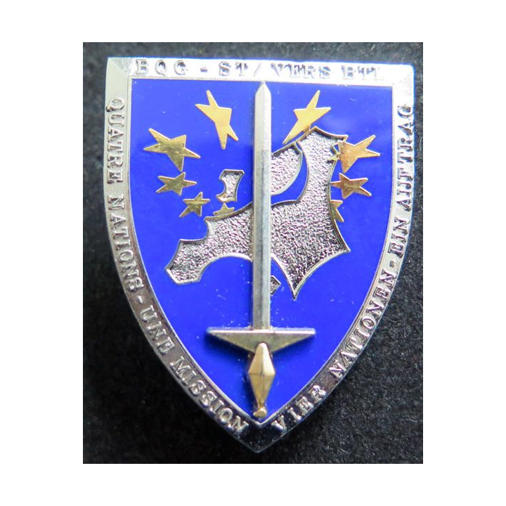 BQG CE : bataillon de quartier général du Corps européen B.Q.G. S.T. / VERS BTL Balme