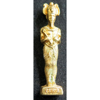 Fève Pharaon OSIRIS métal doré