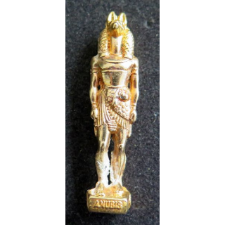 Fève Pharaon ANUBIS métal doré