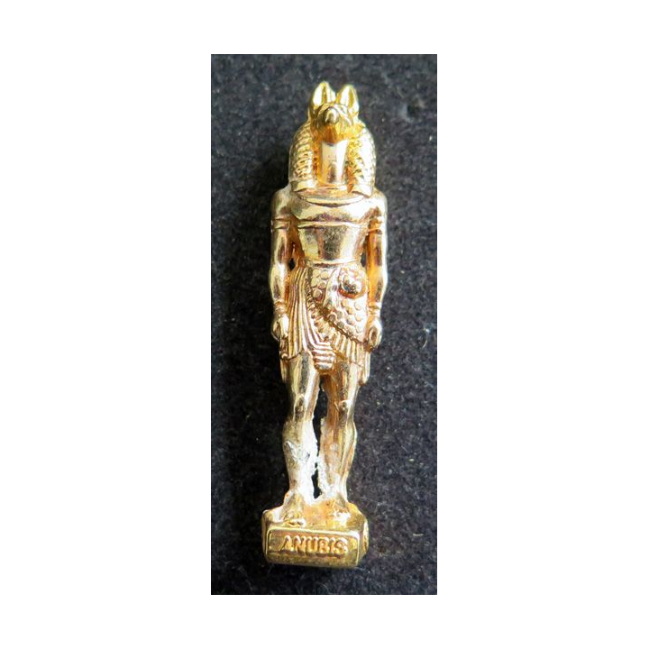 Fève Pharaon ANUBIS métal doré