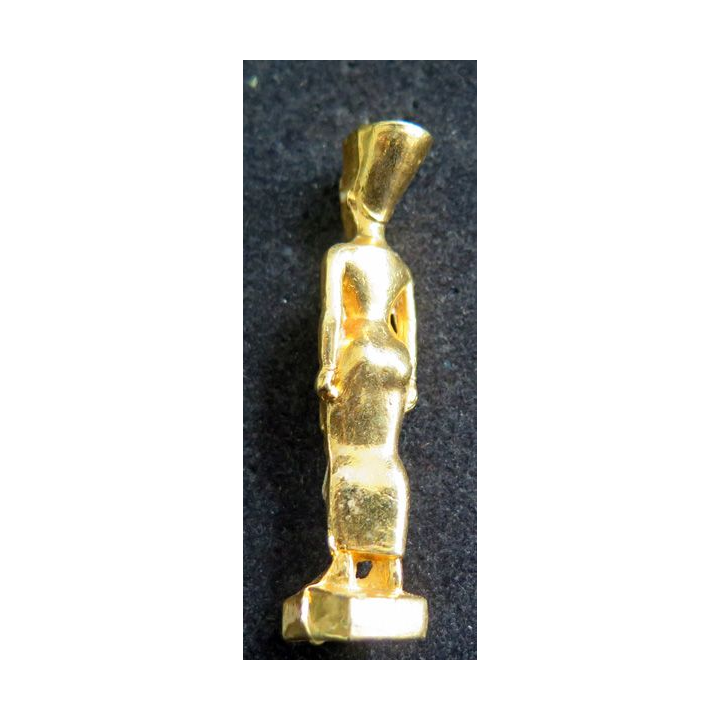 Fève Pharaon NEFERTITI métal doré