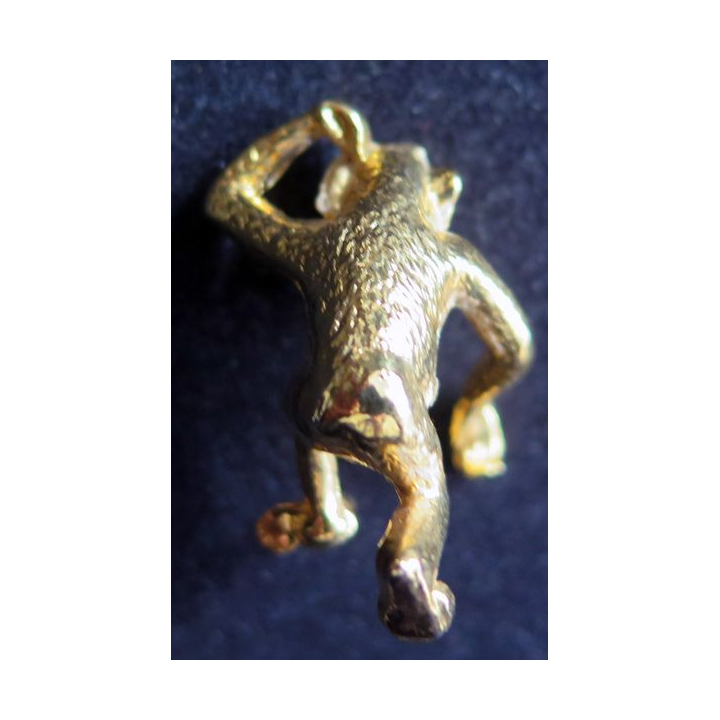 Fève Pharaon Le Singe métal doré