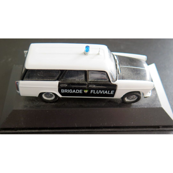 Voiture de collection Peugeot 404 Break brigade fluviale 1/43 éditions Atlas