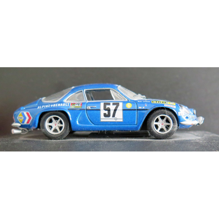 Voiture de collection Alpine A 110 Jean-Cause Andruet Tour de Corse 1969 1/43°