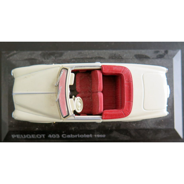 Voiture de collection Peugeot 403 Cabriolet 1960 1/43°