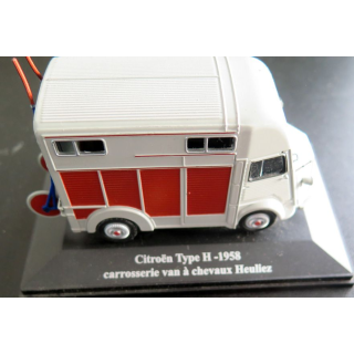 Voiture de collection Citroën Type H 1958 carosserie Van à Chevaux Heuliez 1/43°