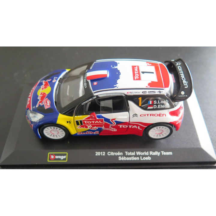 Voiture de collection 2012 Citroën Total World Rally Team Sébastien Loeb 1/43°