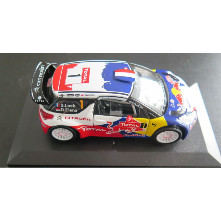 Voiture de collection 2012 Citroën Total World Rally Team Sébastien Loeb 1/43°