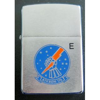 Briquet Zippo ATKRON (Attack Squadron) 176 Thunderbolts Squadron 1991