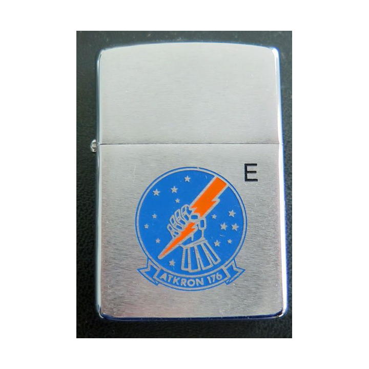 Briquet Zippo ATKRON (Attack Squadron) 176 Thunderbolts Squadron 1991