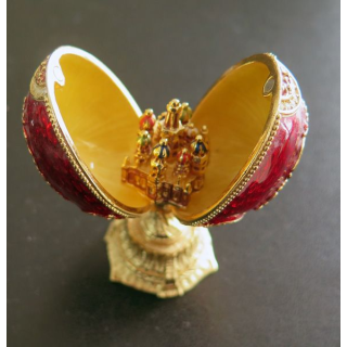 Copie d'oeuf de Fabergé de la Cathédrale Saint basile de Moscou