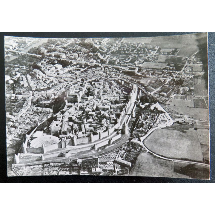 Carte Postale N & B La Cité de Carcassonne