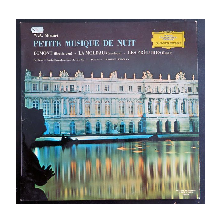 Disque 33 t - Petite musique de nuit de Mozart Deutsche Grammophon 